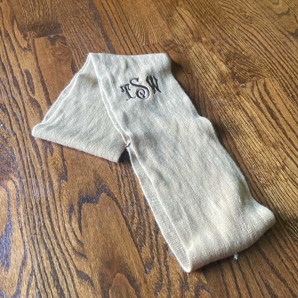 Women's monogrammed scarf!